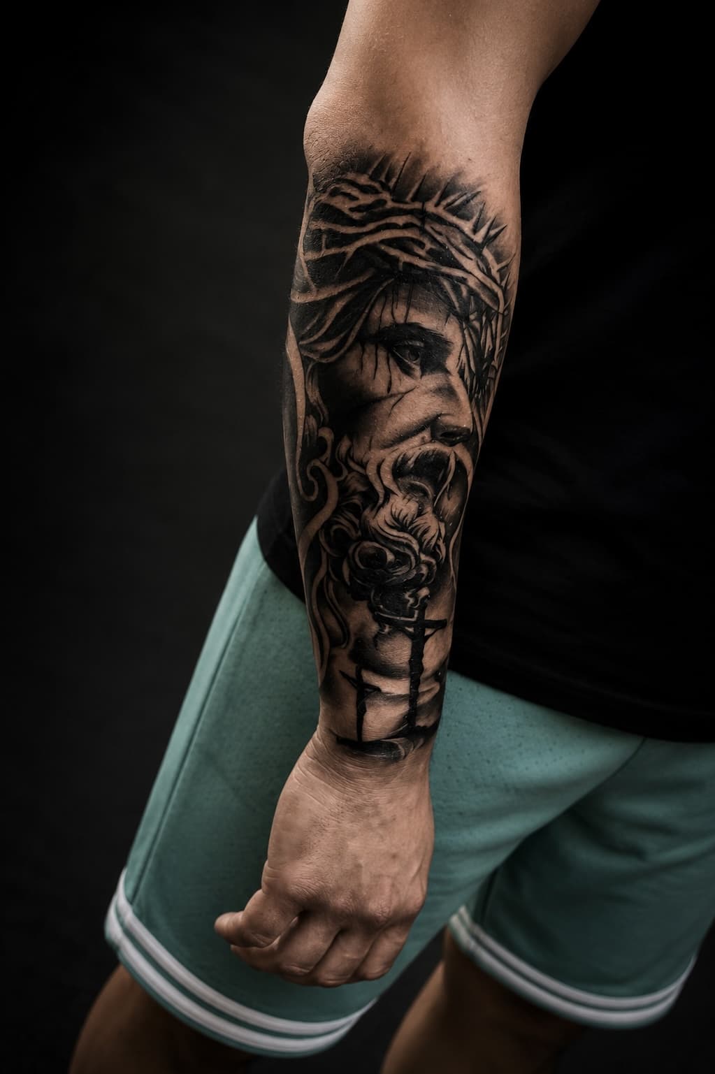 Crowned in Faith tattoo